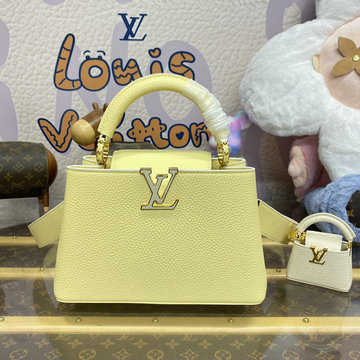 ルイヴィトン LOUISVUITTON 057-M24120Y 2024年最新入荷 カプシーヌ BB トップハンドルバッグ トートバッグ 2way ショルダーバッグ クロスボディバッグ