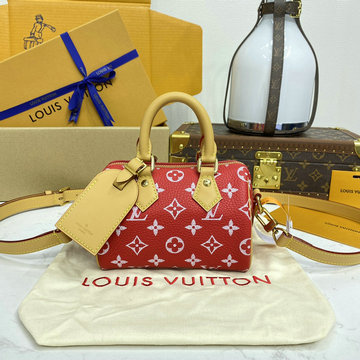 商品名称：ルイヴィトン LOUISVUITTON 057-M24420M 2024年最新入荷 スピーディ P9 バンドリエール ミニ トートバッグ ボストンバッグ ショルダーバッグ