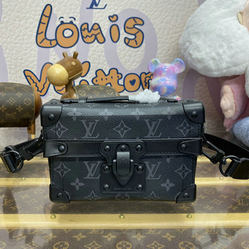 ルイヴィトン LOUISVUITTON 057-M11743 2024年最新入荷 ソウル トランク ミニバッグ ハンドバッグ 2way 斜め掛け ショルダーバッグ