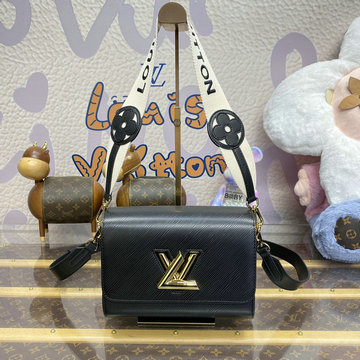 ルイヴィトン LOUISVUITTON 057-M24765 2024年最新入荷 ツイスト MM 斜め掛け ショルダーバッグ クロスボディバッグ ウィメンズバッグ エピレザー