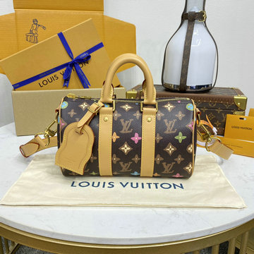 ルイヴィトン LOUISVUITTON 057-M24849 2024年最新入荷 キーポル バンドリエール 25 トートバッグ トラベルバッグ ショルダーバッグ 旅行かばん