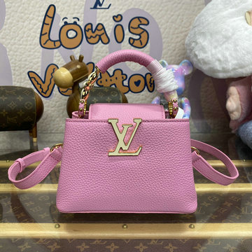 商品名称：ルイヴィトン LOUISVUITTON 057-M24989 2024年最新入荷 カプシーヌ ミニ トップハンドルバッグ トートバッグ 2way ショルダーバッグ クロスボディバッグ