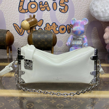 商品名称：ルイヴィトン LOUISVUITTON 057-M25445PB 2024年最新入荷 スリム トランク 斜め掛け ショルダーバッグ クロスボディバッグ レディースかばん カーフレザー