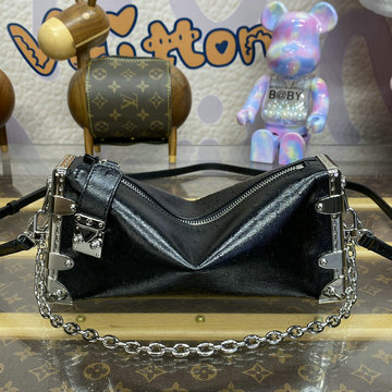 商品名称：ルイヴィトン LOUISVUITTON 057-M25445TK  2024年最新入荷 スリム トランク 斜め掛け ショルダーバッグ クロスボディバッグ レディースかばん オーストリッチ柄