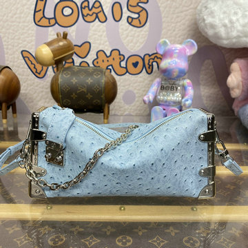 ルイヴィトン LOUISVUITTON 057-M25445TL  2024年最新入荷 スリム トランク 斜め掛け ショルダーバッグ クロスボディバッグ レディースかばん
