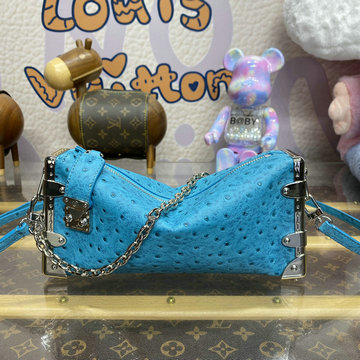商品名称：ルイヴィトン LOUISVUITTON 057-M25445TQ 2024年最新入荷 スリム トランク 斜め掛け ショルダーバッグ クロスボディバッグ レディースかばん