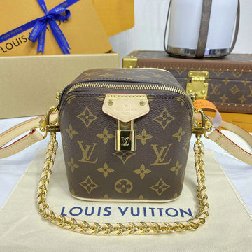 ルイヴィトン LOUISVUITTON 057-M47096 2024年最新入荷 フライト モード ジャストインケース チェーンポーチ クラッチバッグ ハンドバッグ