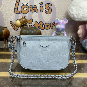 ルイヴィトン LOUISVUITTON 057-M47173 2024年最新入荷 新作 ミュルティ ポシェット アクセソワール チェーンポーチ クラッチバッグ ショルダーバッグ