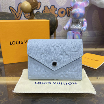 ルイヴィトン LOUISVUITTON 057-M64061 2024年最新入荷 ポルトフォイユ ヴィクトリーヌ 三つ折り短財布 ショートウォレット 小銭入れ付き モノグラムアンプラント