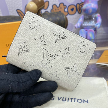 ルイヴィトン LOUISVUITTON 057-M80817B 2024年最新入荷 ポルトフォイユ ルー 二つ折り短財布 ショートウォレット カード入れ 小銭入れ