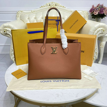 ルイヴィトン LOUISVUITTON 057-M57345J 2024年最新入荷 ロックミー ショッパー トートバッグ トップハンドルバッグ ショッピングバッグ グレインレザー