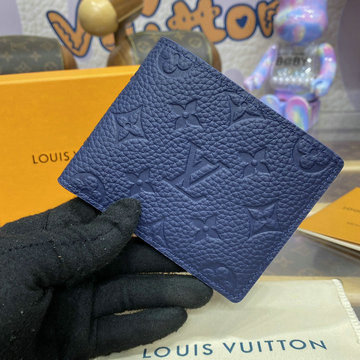 ルイヴィトン LOUISVUITTON 057-M82072L 2024年最新入荷 ポルトフォイユ スレンダー 二つ折り短財布 ショートウォレット 札入れ カードポケット トリヨンレザー