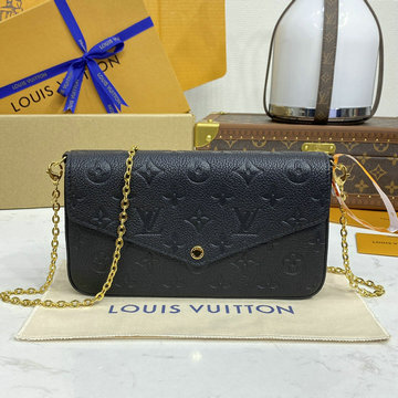 ルイヴィトン LOUISVUITTON 057-M82477 2024年最新入荷 ポシェット フェリシー チェーンポーチ 斜め掛け ショルダーバッグ クロスボディバッグ