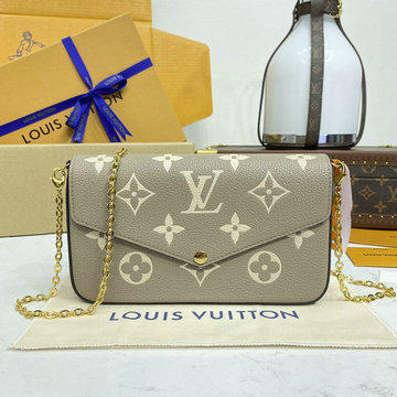 ルイヴィトン LOUISVUITTON 057-M82610 2024年最新入荷 ポシェット フェリシー チェーンポーチ 斜め掛け ショルダーバッグ クロスボディバッグ