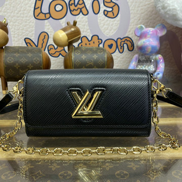 ルイヴィトン LOUISVUITTON 057-M83077 2024年最新入荷 ポシェット ツイストウェスト 斜め掛け ショルダーバッグ クロスボディバッグ エピレザー