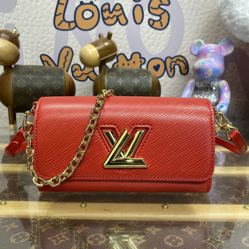 ルイヴィトン LOUISVUITTON 057-M83077R 2024年最新入荷 ポシェット ツイストウェスト 斜め掛け ショルダーバッグ クロスボディバッグ エピレザー