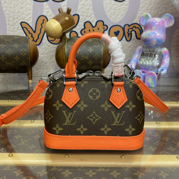 ルイヴィトン LOUISVUITTON 057-M83205 2024年最新入荷 LV リミックス ナノ アルマ トップハンドルバッグ トートバッグ 2way ショルダーバッグ