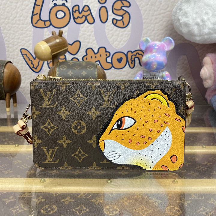 ルイヴィトン LOUISVUITTON 057-M83685 2024年最新入荷 ポシェット レキシントン チェーンポーチ 斜め掛け ショルダーバッグ クロスボディバッグ