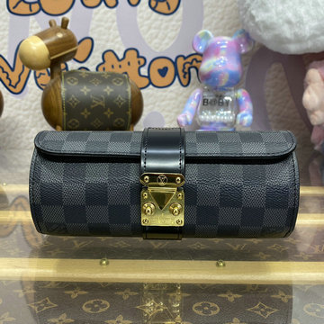 ルイヴィトン LOUISVUITTON  057-N10145 2024年最新入荷 エテュイ ビジュー ジュエリーケース 収納ボックス ダミエ グラフィット キャンパス