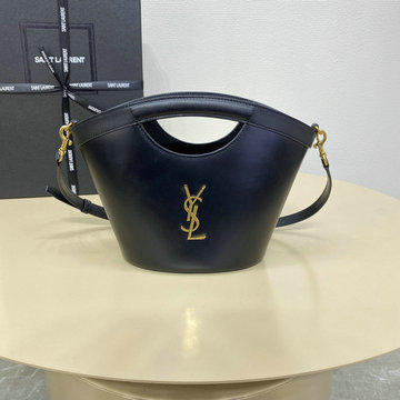 イヴサンローラン Saint laurent YSL 057-YSL791069BK　2024年最新入荷 バケットバッグ トートバッグ ハンドバッグ 2way 斜め掛け ショルダーバッグ