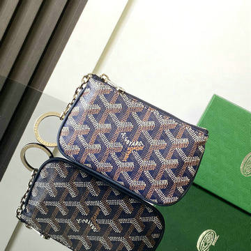 ゴヤール GOYARD BX-GY3316BL 2024年新色入荷 セナナノキーポーチ 小銭入れ コインケース ファスナー短財布