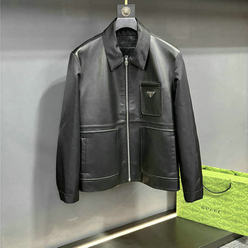 商品名称：プラダ PRADA MS-JKPD24001 2024年秋冬最新入荷 ロングスリーブ ファスナージャケット ボンバージャケット トップスコート 長袖 アウターコート