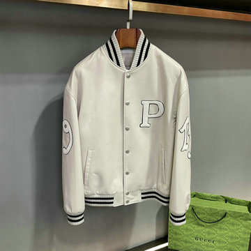 プラダ PRADA MS-JKPD24003 2024年秋冬最新入荷 ロングスリーブ ベースボールジャケット カジュアルジャケット トップスコート 長袖 アウターコート