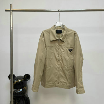 商品名称：プラダ PRADA MS-JKPD24005 2024年秋冬最新入荷 ロングスリーブ ジャケット メンズ ファスナージャケット トップスコート 長袖 アウターコート