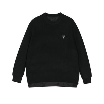 プラダ PRADA MS-MYPD24006 2023年秋冬最新入荷 プルオーバー セーター ロングスリーブ セーター クルーネック ウールニット カジュアル トップス 長袖