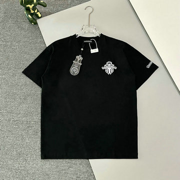 クロムハーツ Chrome Hearts MS-TDCM24003 2024年秋冬最新入荷 Tシャツ 半袖 ショートスリーブ スウェットシャツ 短袖 クルーネック トップス レジャーシャツ