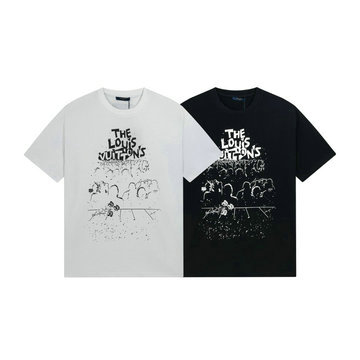商品名称：ルイヴィトン LOUISVUITTON MS-TDLV24039 2024年秋冬最新入荷 Tシャツ 半袖 ショートスリーブ スウェットシャツ 短袖 クルーネック トップス レジャーシャツ