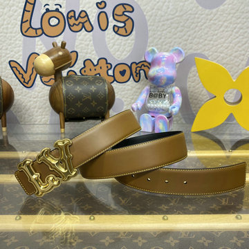 ルイヴィトン LOUISVUITTON 057-M8468U 2024年最新入荷 ベルト LV ランチ 40MM リバーシブル メンズ用 アクセサリー カーフレザー