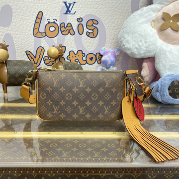 ルイヴィトン LOUISVUITTON  057-M11623 2024年最新入荷 ポシェット アクセソワール XL チェーンポーチ クラッチバッグ ショルダーバッグ