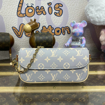 ルイヴィトン LOUISVUITTON  057-M12778 2024年最新入荷 ウォレット オン チェーン アイビー チェーンポーチ 斜め掛け ショルダーバッグ クロスボディバッグ