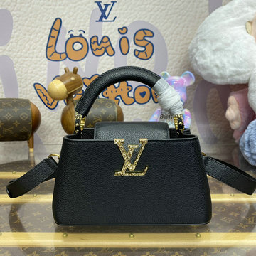 ルイヴィトン LOUISVUITTON 057-M24664X 2024年最新入荷 カプシーヌ EW MINI トップハンドルバッグ トートバッグ 2way ショルダーバッグ クロスボディバッグ