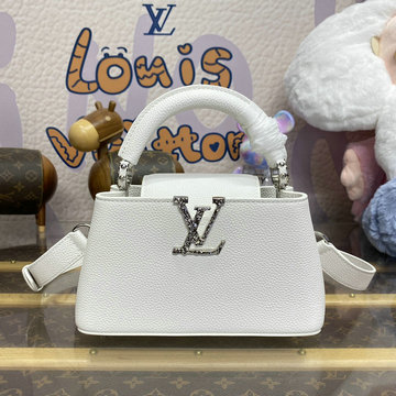 ルイヴィトン LOUISVUITTON 057-M24671 2024年最新入荷 カプシーヌ EW MINI トップハンドルバッグ トートバッグ 2way ショルダーバッグ クロスボディバッグ