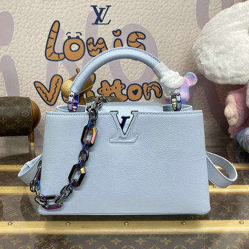 商品名称：ルイヴィトン LOUISVUITTON 057-M25326L 2024年最新入荷 カプシーヌ EW MM トップハンドルバッグ トートバッグ 2way ショルダーバッグ クロスボディバッグ