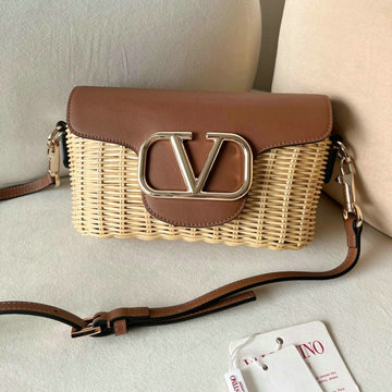 ヴァレンティノ Valentino 99-VT6608ZS 2024年最新入荷 ガラヴァーニ ロコ スモール エンブロイダリーショルダーバッグ チェーンポーチ ウィメンズバッグ