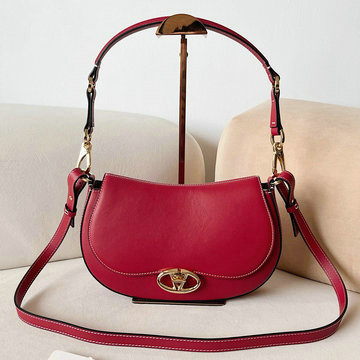 商品名称：ヴァレンティノ Valentino 99-VT22067SJBS  2024年最新入荷 ガラヴァーニ オーバル ナッパカーフスキン ミディアム ショルダーバッグ トートバッグ
