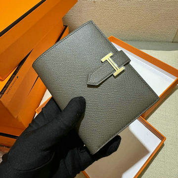 エルメスHERMES 063-H039789SZJLH 2024最新入荷 ベアン コンパクト 二つ折り短財布 ショートウォレット 札入れ 小銭入れ カードケース