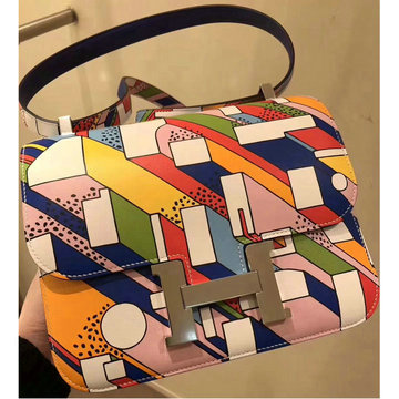 エルメスHERMES 063-H108224SFYJHF 2024最新入荷 コンスタンス 斜め掛け ショルダーバッグ クロスボディバッグ レディースかばん ジオメトリ