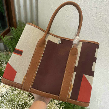 エルメスHERMES 063-H600336TYBZZS  2024最新入荷 ガーデンパーティー トートバッグ ハンドバッグ ショッピングバッグ トップハンドルバッグ レディースかばん