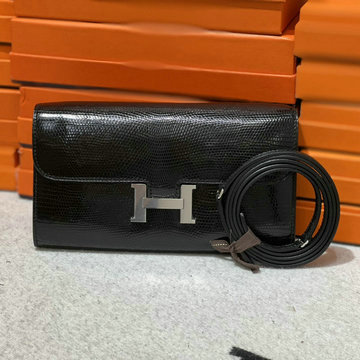 エルメス HERMES 063-H709XPQYBK 2022年最新入荷 コンスタンス ポケット 斜め掛け ショルダーバッグ ロングウォレット クロスボディバッグ レディースかばん