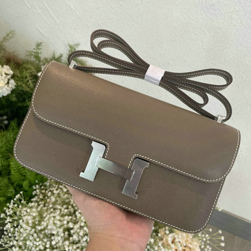 エルメス HERMES 063-H108226SZYDH 2024年最新入荷 コンスタンス エラン ミロワール グレー シルバー金具 エプソン ショルダーバッグ エルメス レディース