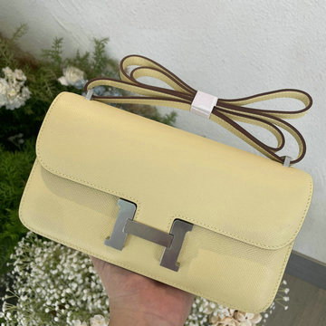 エルメス HERMES  063-cH108226SZYQY 2024年最新入荷 コンスタンス エラン ミロワール ライトイエロー エプソン ショルダーバッグ エルメス レディース