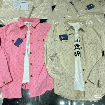 商品名称：ルイヴィトン LOUISVUITTON MS-CCLV24006 2024年秋冬最新入荷 長袖 シャツ ボタン付き トップス マヒナモノグラムフラップポケットシャツ