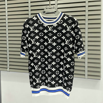 商品名称：ルイヴィトン LOUISVUITTON MS-MYLV24017 2024年秋冬最新入荷 ニット メンズ ショートスリーブ 半袖 セーター ウール