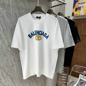 商品名称：バレンシアガ BALENCIAGA MS-TDBA24015  2024年秋冬最新入荷 プリント ロゴ クルーネック Tシャツ メンズ 半袖