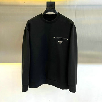 商品名称：モンクレール MONCLER MS-WYPD24001 2024年秋冬最新入荷 メンズ クルーネック スウェットシャツ ロングスリーブ 長袖 黒