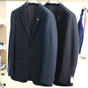 商品名称：ルイヴィトン LOUISVUITTON MS-XFLV24001 2024年秋冬最新入荷 ウール テーラード ジャケット メンズ スーツ シングルブレスト ボタン